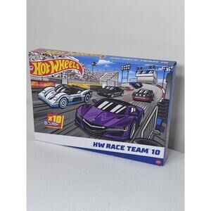 Hot Wheels HW Race Team 10 Vehicle Set